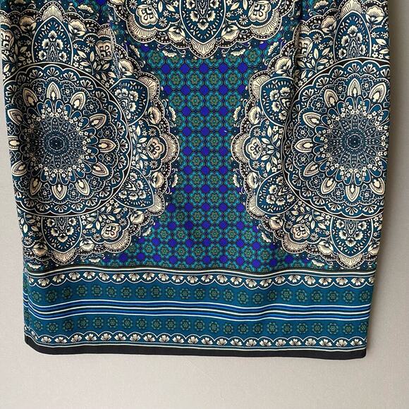 London times size 10 floral hippie, print‎ sheath career dress - Picture 3 of 8